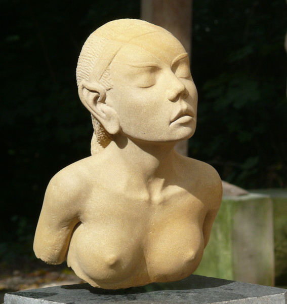 Elfe - Baumberger Sandstein - ca. 25 cm - 2010