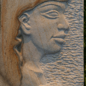 Relief Portrait, Bentheimer Sandstein